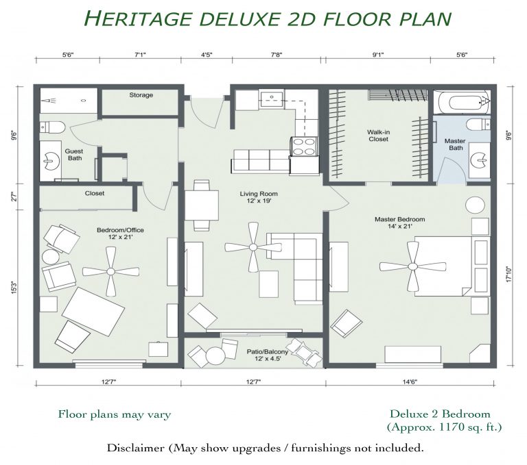 Heritage Floor Plan 2D